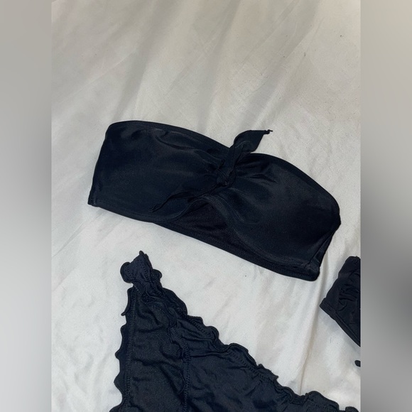 Three piece black bikini set - Picture 7 of 7